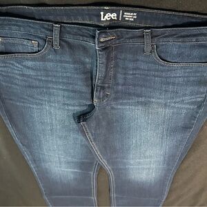 Lee Men's Deep Indigo Relaxed Jeans